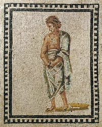 Joven filósofo (mosaico)