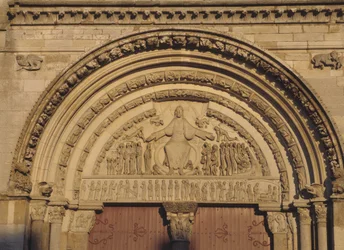 Tímpano de la Catedral de Vézelay (Yonne 89)