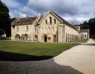 Vista de la prisión, scriptorium y sala capitular