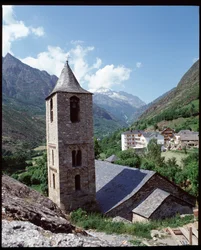 Vista de la iglesia de San Juan de Boí
