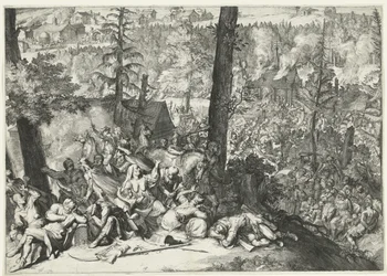 Victoria del duque Carlos V de Lorena y el margrave Louis Willem van Baden-Baden sobre los turcos, 1687