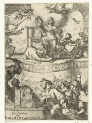 Página de título para el Mercurio holandés sobre el año 168 (¿5?)