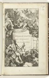 Impresión de título para la primera parte de Guerres de Flandres Premier partie des Guerres de Flandres (título sobre el objeto) Guerres de Flandres (título de la serie)