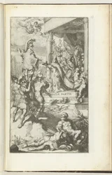Impresión de título para la segunda parte de Guerres de Flandres Segunda parte (título sobre objeto) Guerres de Flandres (título de la serie)