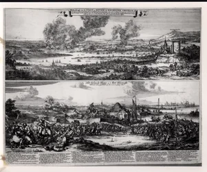 Ataque holandés en el río Medway, 20 y 21 de junio de 1667, grabado por Nicolas Visscher