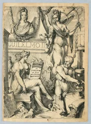 Frontispicio, "Histoire Metalique de Guillaume III, Roy de la Grande Bretaigne"
