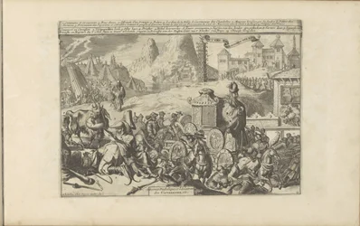 Actos y Ceremonias Religiosas en India Servicio del diablo y los ídolos / Servicio Diabolique et Idolatres des Circassiens, etc. (título sobre el objeto) Les Indes Orientales et Occidentales et autres lieux (título de la serie)