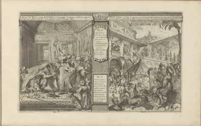 Historia de un servidor público en Persia; tiempo con los mexicanos Historia persa / Histoire de Perse // Veder Schilder Konst / Art de peindre chés les Mexiquains (título sobre el objeto) Les Indes Orientales et Occidentales et autres lieux (título de la 
