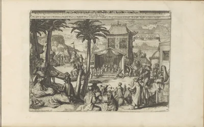 Huwelijksceremoniën Huwlyks Ceremonien / Ceremonias nupciales de los indios y otros (título sobre objeto) Las Indias Orientales y Occidentales y otros lugares (título de la serie)