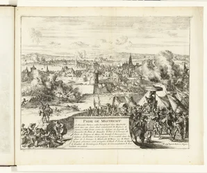 Captura de Maastricht por el duque de Parma, 1579 Prize de Mastricht (título sobre el objeto) Guerres de Flandres (título de la serie)