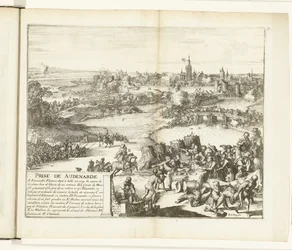 Tomando Oudenaarde, 1582 Prize de Audenarde (título sobre el objeto) Guerres de Flandres (título de la serie)
