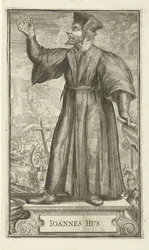 Retrato de John Hus, 1701