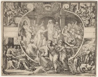 Resurrección de Lázaro con Escenas de la Vida de Cristo