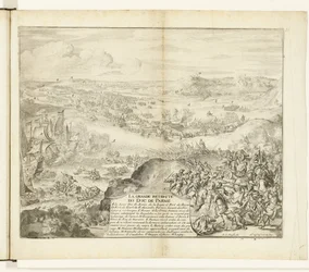 Retiro del ejército del duque de Parma, 1592 La grande retiro du duc de Parme (título sobre objeto) Guerres de Flandres (título de la serie)