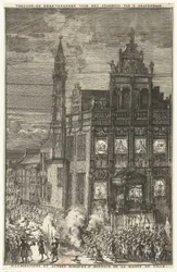 Signos de alegría ante el ayuntamiento, 1691