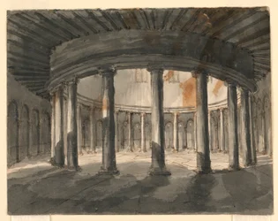 Diseño Escénico, Interior de un Edificio Circular
