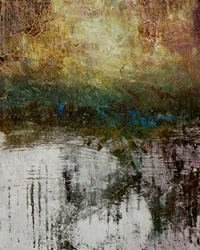 Reflexión abstracta sobre el bosque