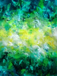 Abstracto en verde brillante