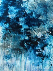 Abstracto azul dinámico