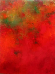 Verdes abstractos y ardientes
