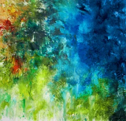 Naturaleza abstracta y vibrante