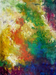 Pinceladas de colores vivos