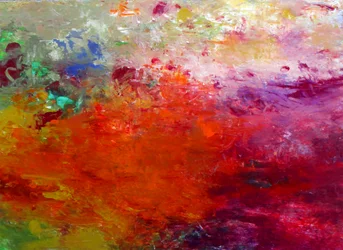 Abstracto vibrante y ardiente
