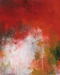 Abstracto en rojo intenso
