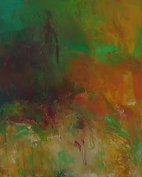 Paisaje abstracto y vibrante