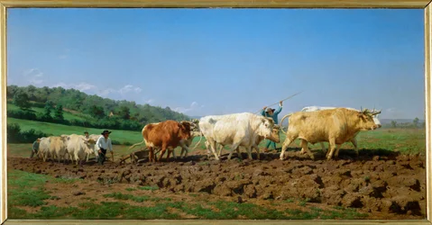 Arar en el Nivernais (pintura sobre lienzo)