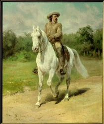Retrato de William Frederic Cody (1846-1917), conocido como Buffalo Bill