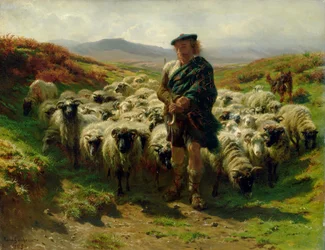 El pastor de las Tierras Altas, 1859