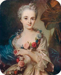 Retrato de una dama Marquesa de Pompadour