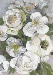 Flores blancas frescas