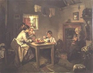 Interior de la casa de campo