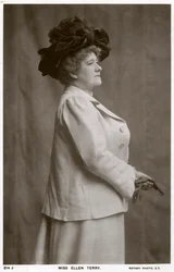 Ellen Terry, actriz británica, c1900s