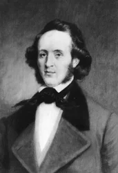 Felix Mendelssohn 1809-1847, compositor alemán, 1907