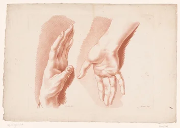 Dos manos
Principios del dibujo del natural, octava parte (título de la serie)
VIII Cahier de Principes du Dessin d