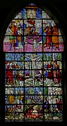 Ventana que representa escenas de la vida de San Denis, 1530-40
