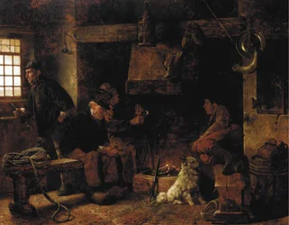 Alemán: Warten aufs Essen Waiting for supper