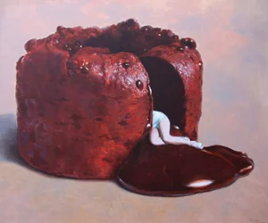 Excess, 2024 (óleo sobre lienzo)