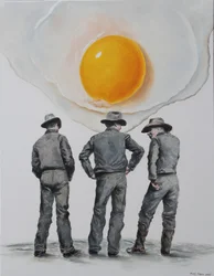 Fake, 2024 (óleo sobre lienzo)