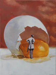 What a Mess!, 2024 (óleo sobre lienzo)