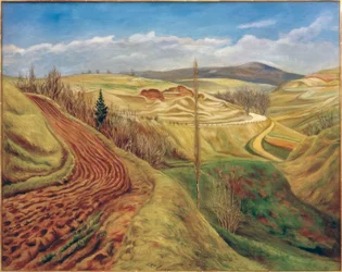 Paisaje con abedules