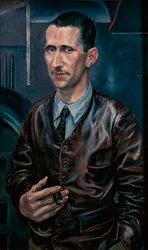 Retrato del escritor y dramaturgo alemán Bertolt Brecht (Bertold Brecht