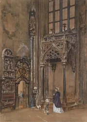 Interior de San Esteban en Viena