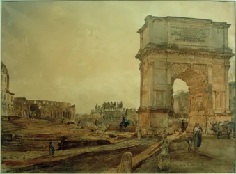 Arco de Tito en Roma