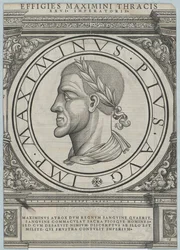 Emperador romano Maximino Trax (huella)
