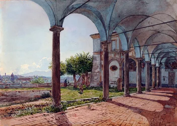 Vista de Roma (Italia) desde la Iglesia de Sant Onofrio (Vista de Sant