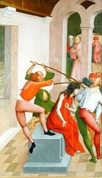 Escena de la serie de la Pasión